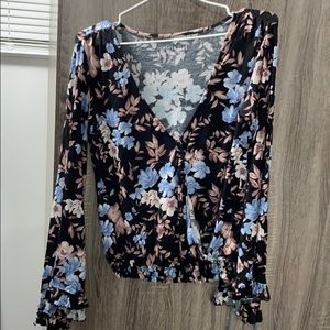 floral flowy long sleeve